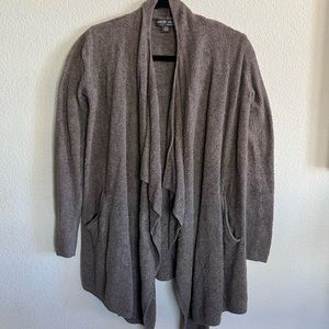 Barefoot dreams taupe cardigan